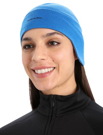 Lazurite / Ether Icebreaker Unisex Merino Quantum Beanie Women's Hats | AU 1470WNBY